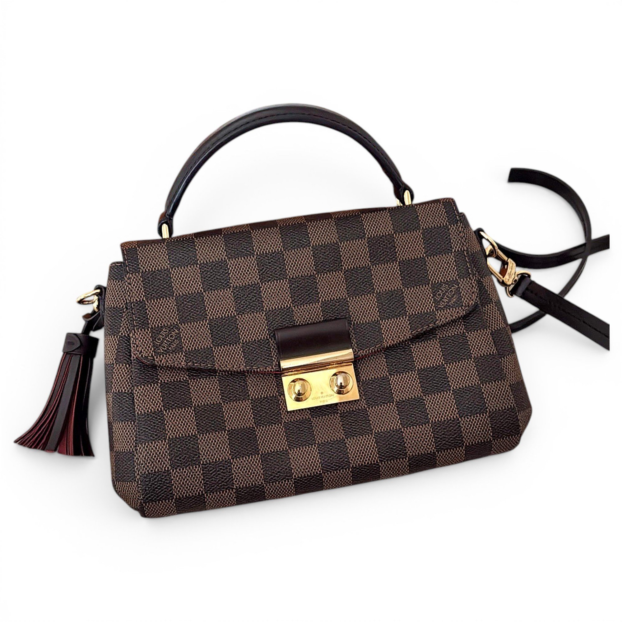 Louis Vuitton Croisette leather handbag