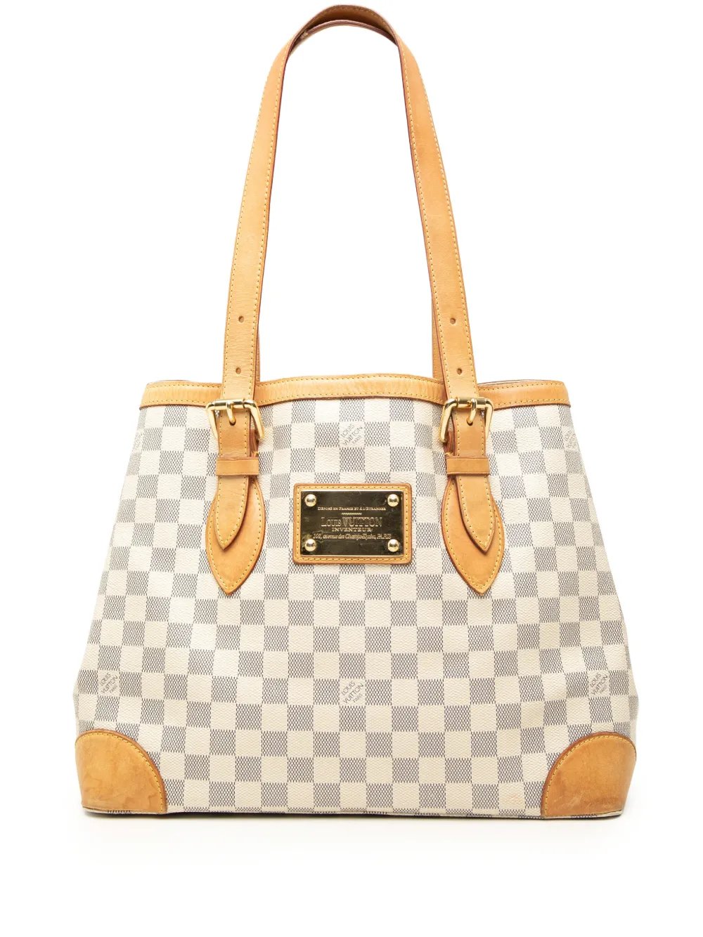 2009 Damier Azur Hampstead MM tote bag