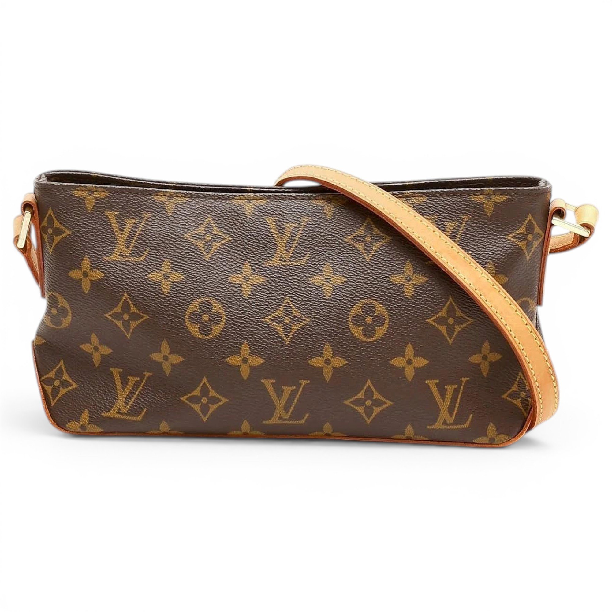 Trotteur leather crossbody bag