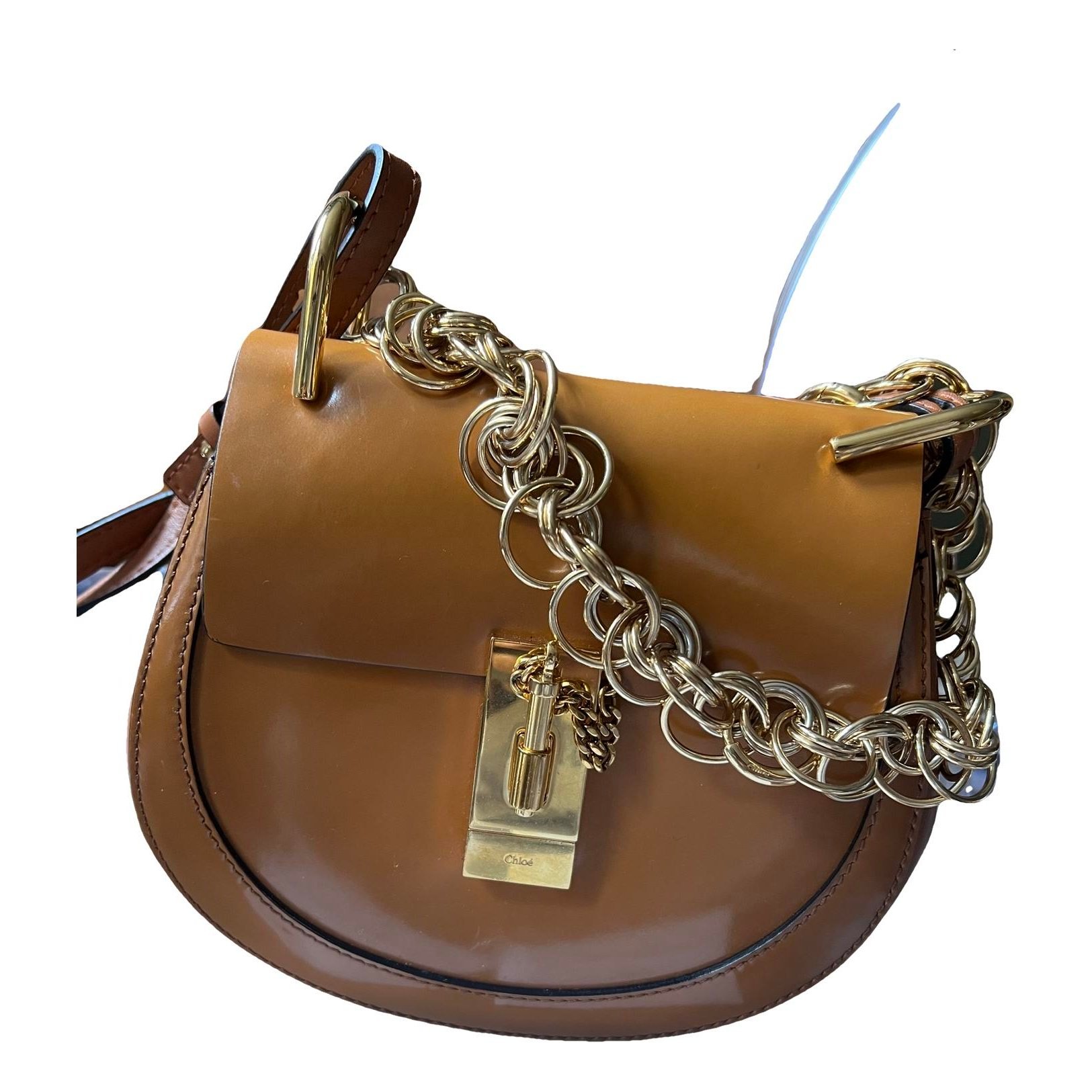 Drew patent leather crossbody bag