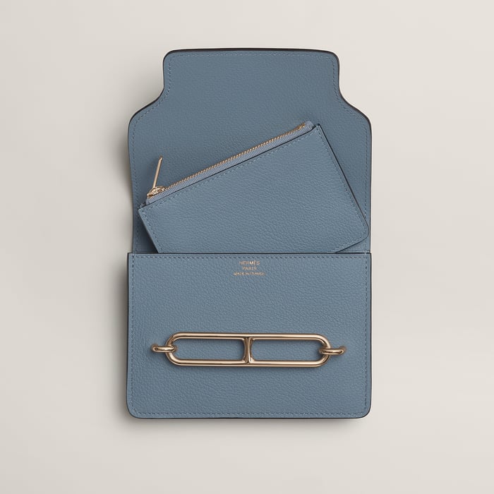 Bleu Lin Roulis Slim Wallet