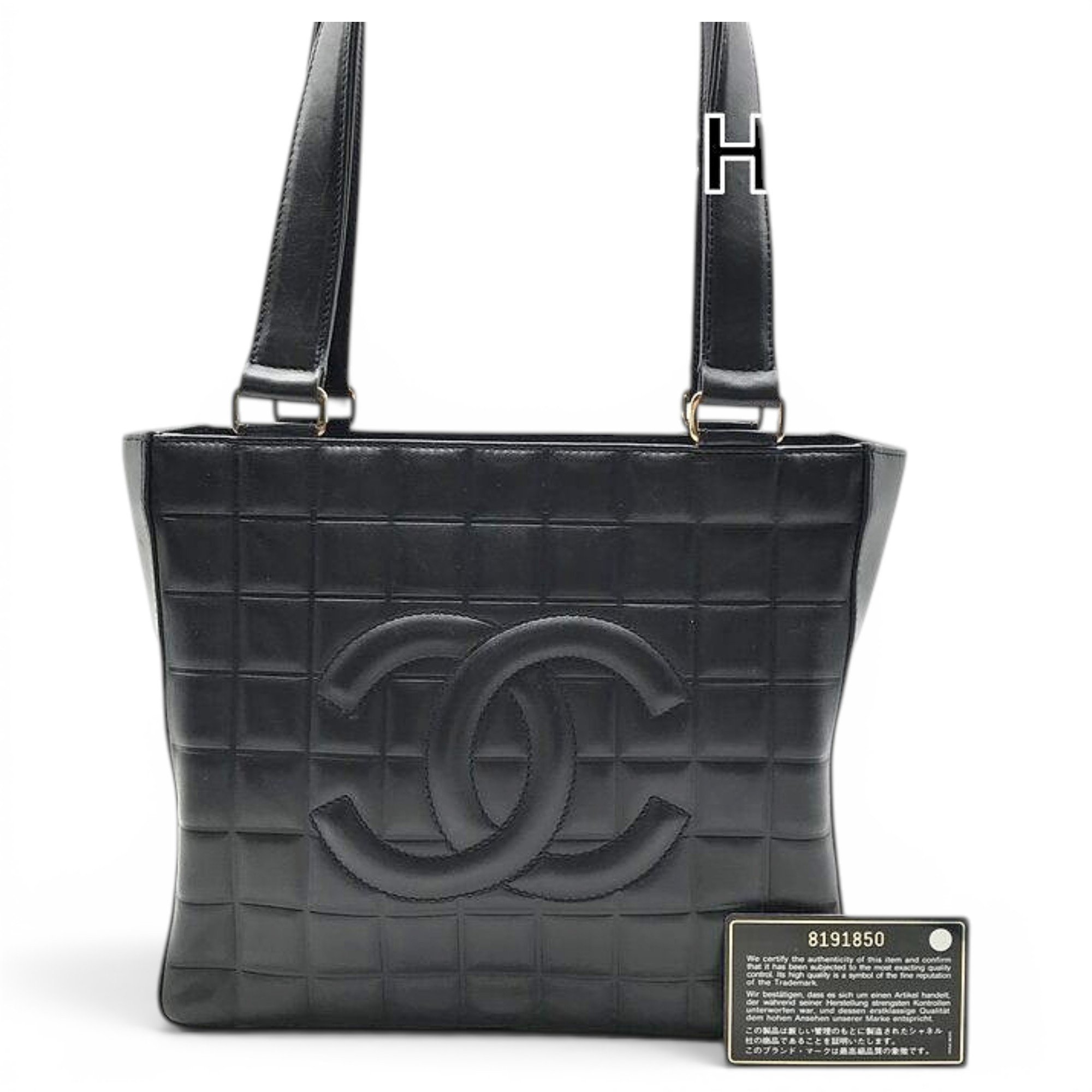 Leather tote