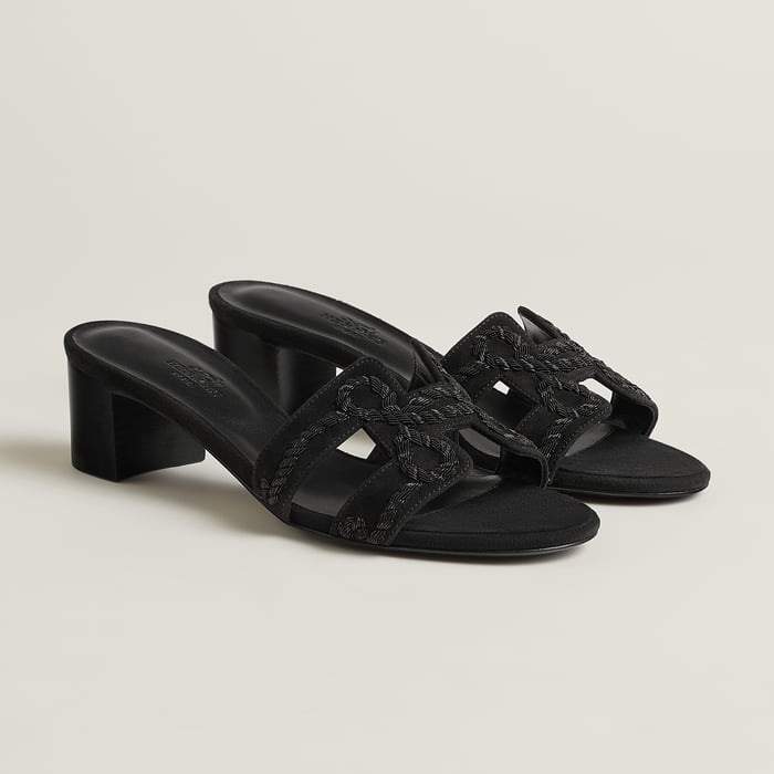 Noir Oasis Sandal