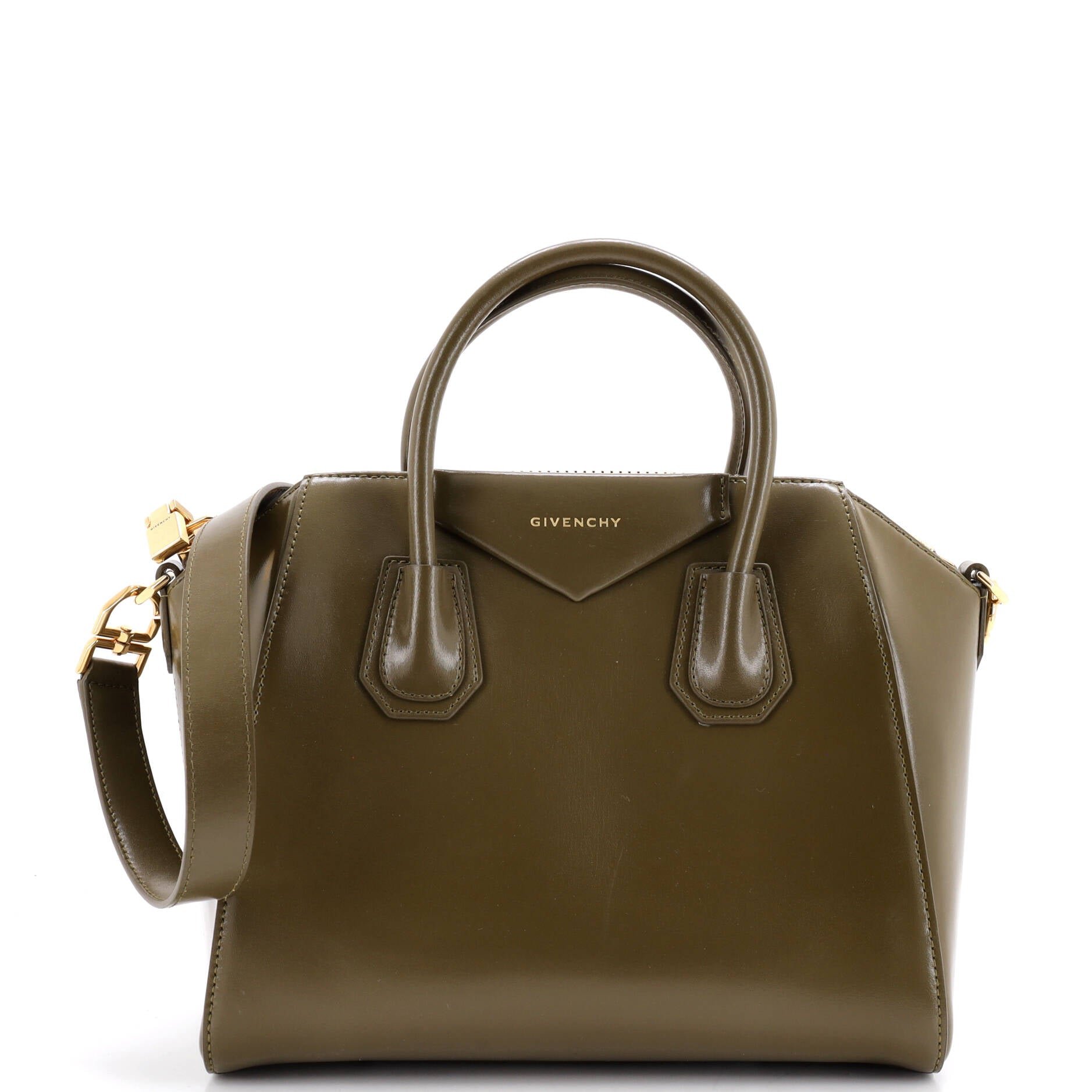 Antigona Bag Glazed Leather Small