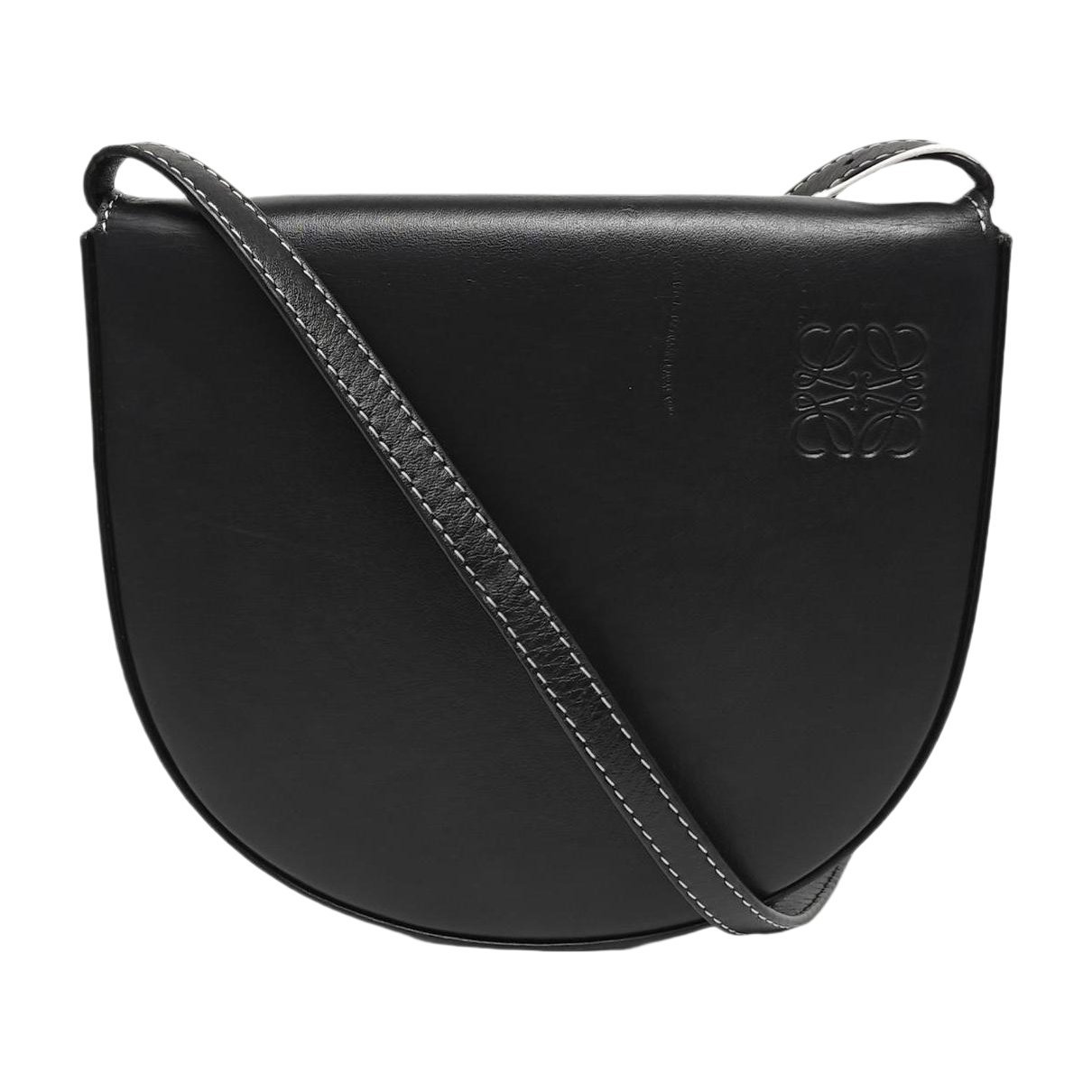 Heel leather crossbody bag