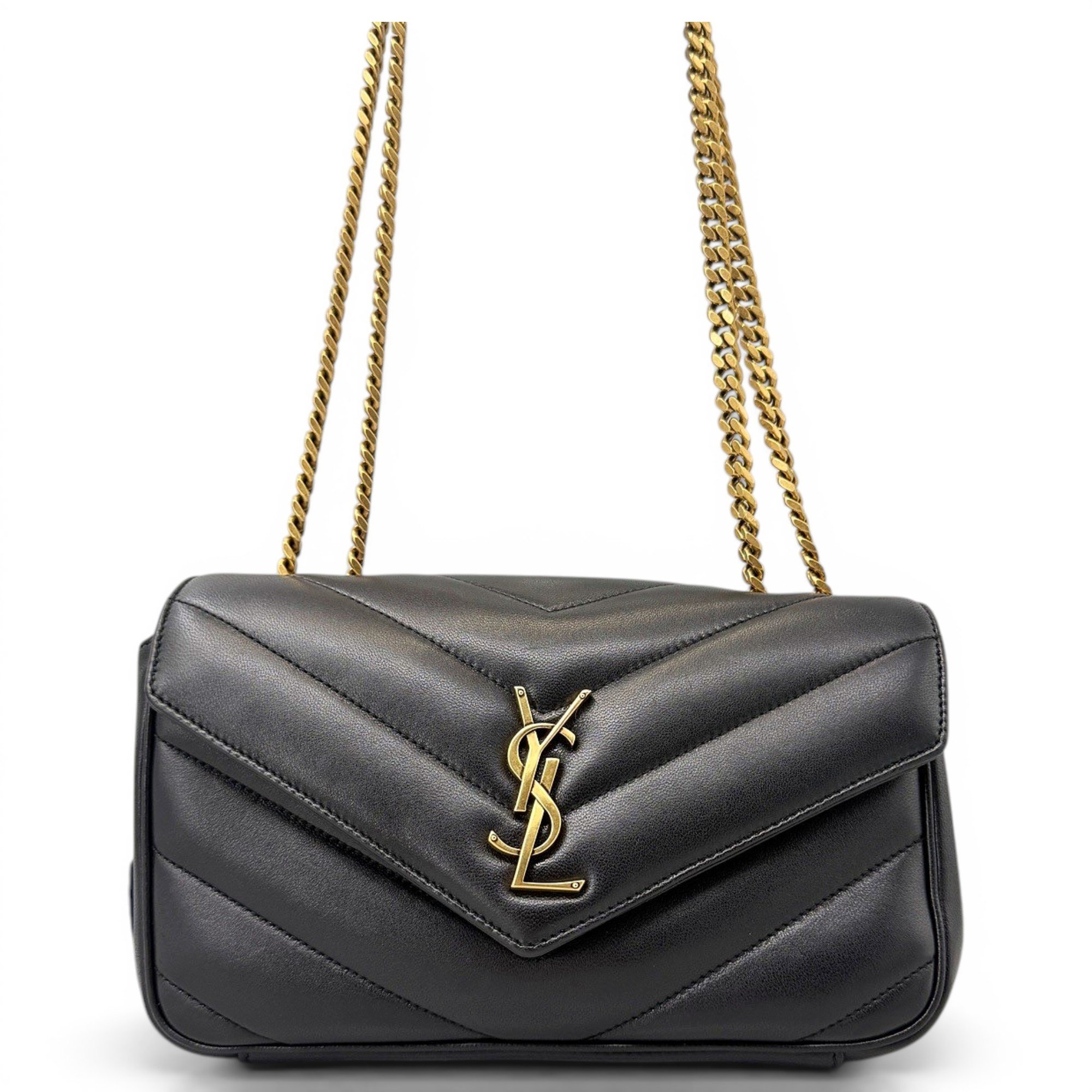 Saint Laurent Loulou Puffer leather handbag