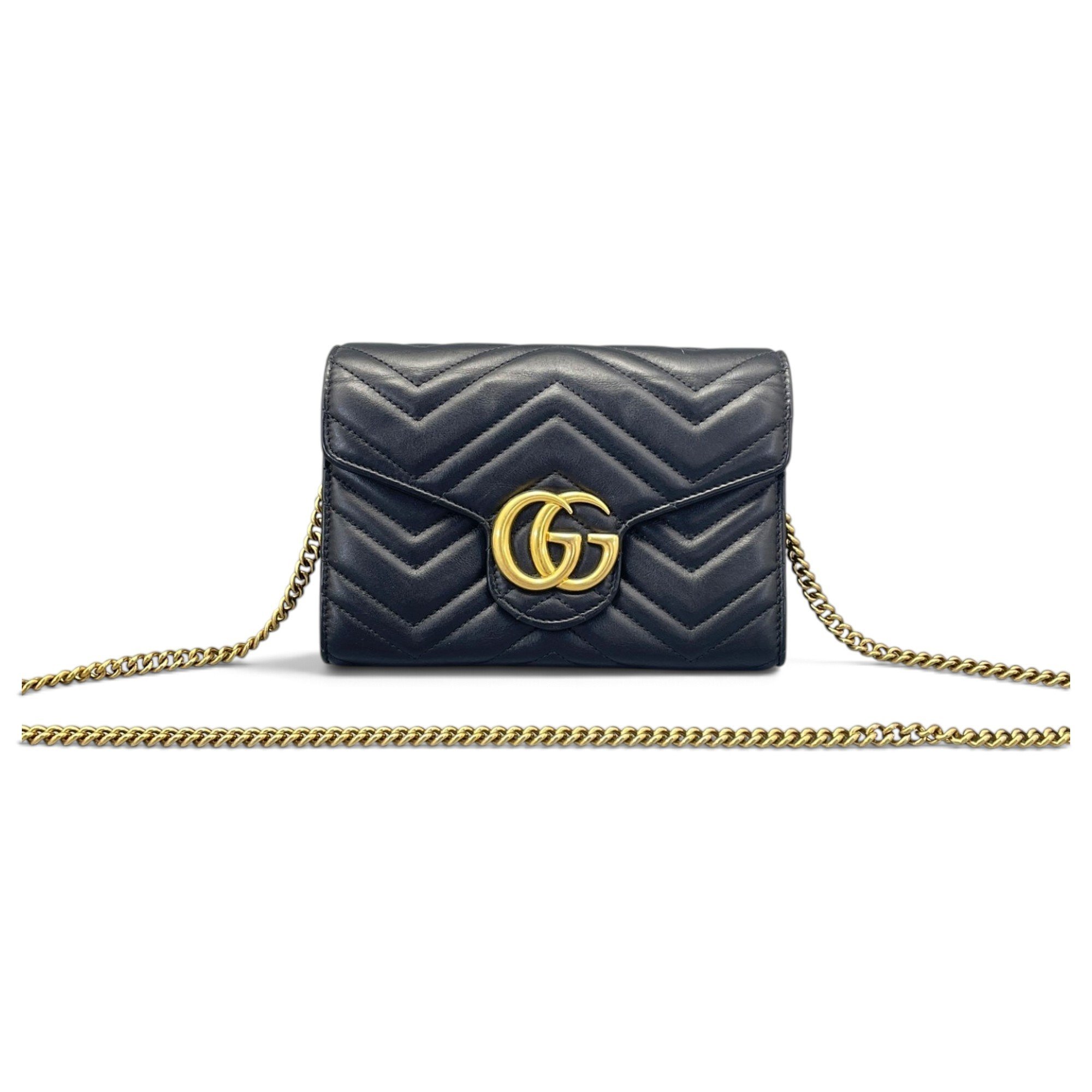 GG Marmont Flap leather crossbody bag