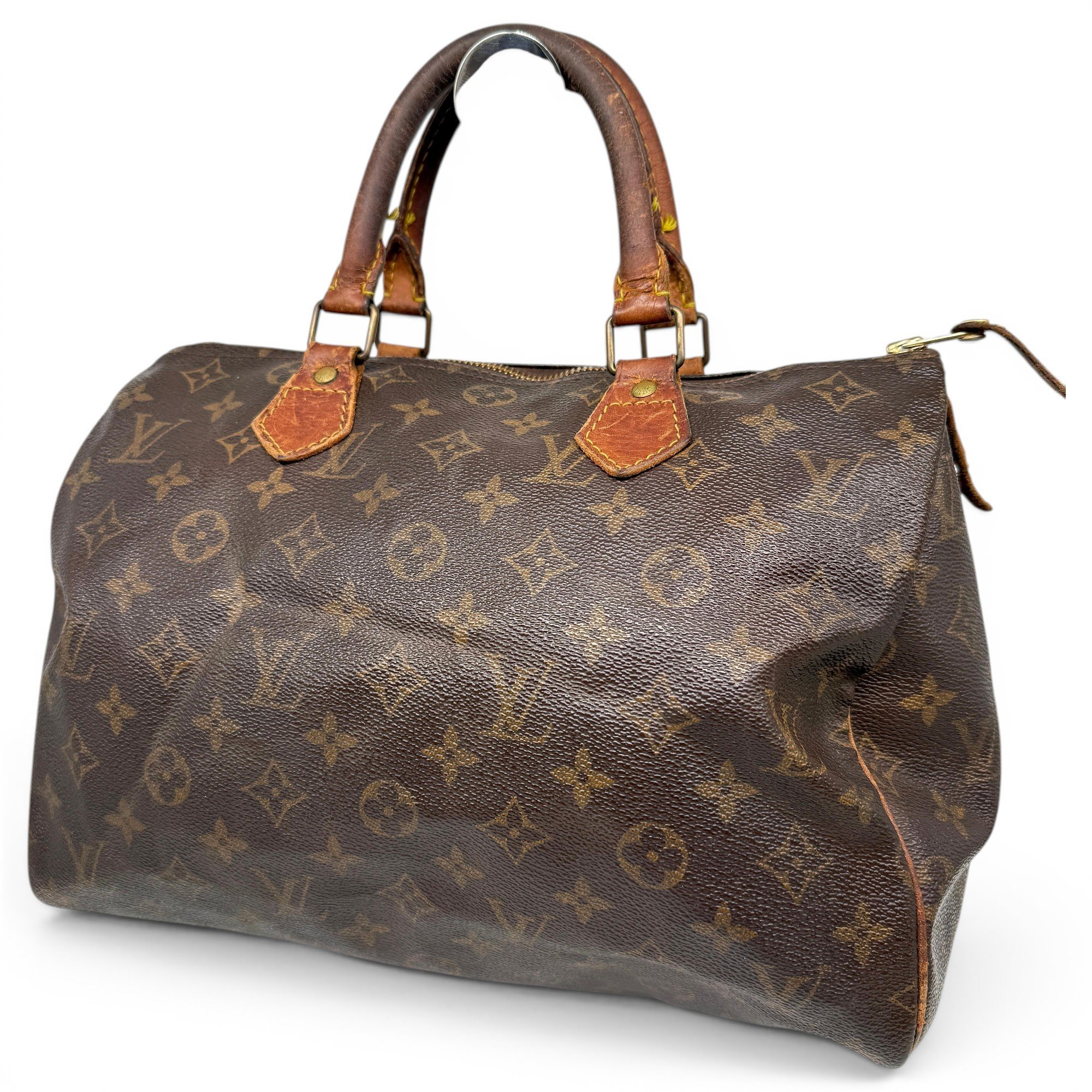 Speedy leather handbag