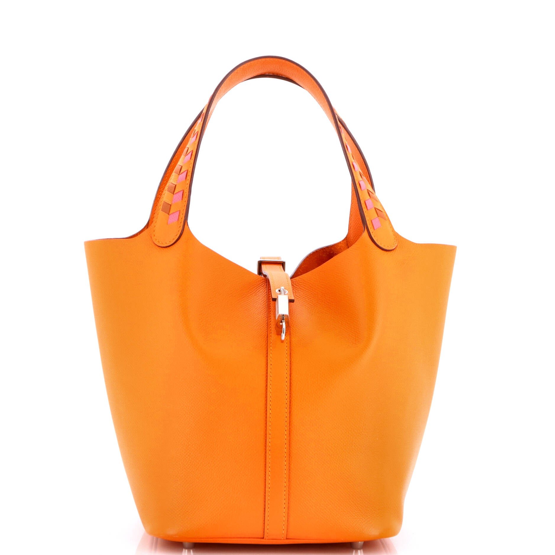 Picotin Lock Bag Tressage Epsom MM