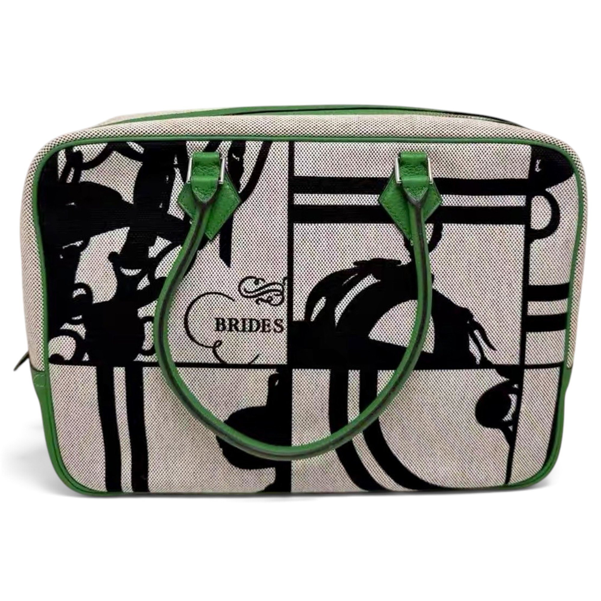 Plume cloth handbag