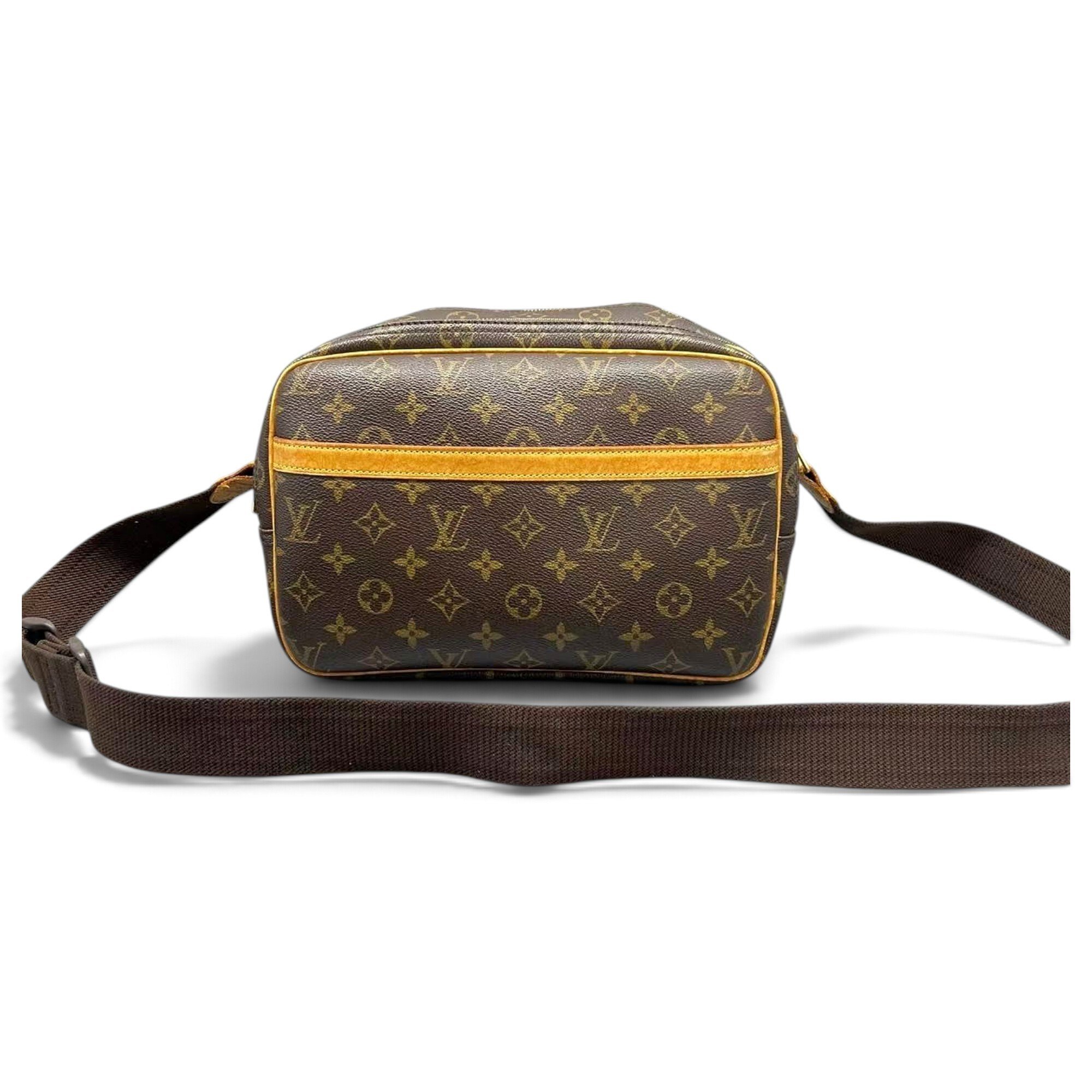 Reporter leather crossbody bag