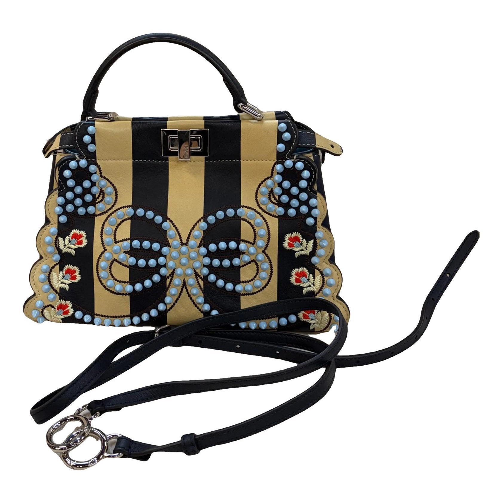 Peekaboo Essentially leather crossbody bag