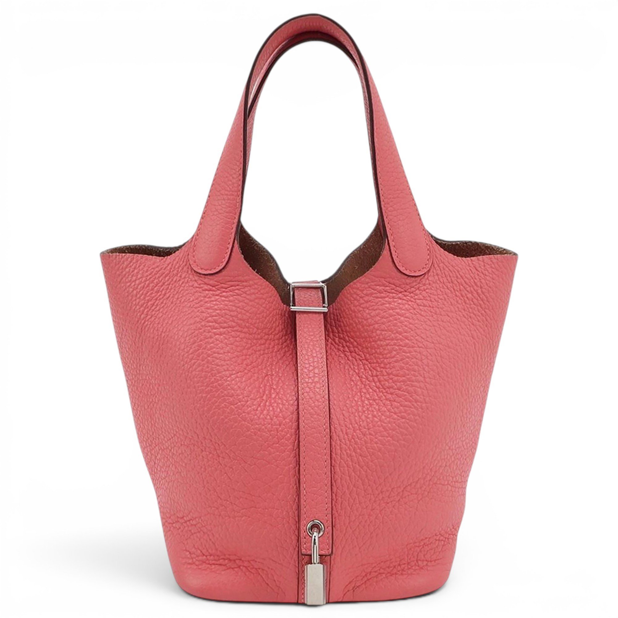 Picotin leather handbag