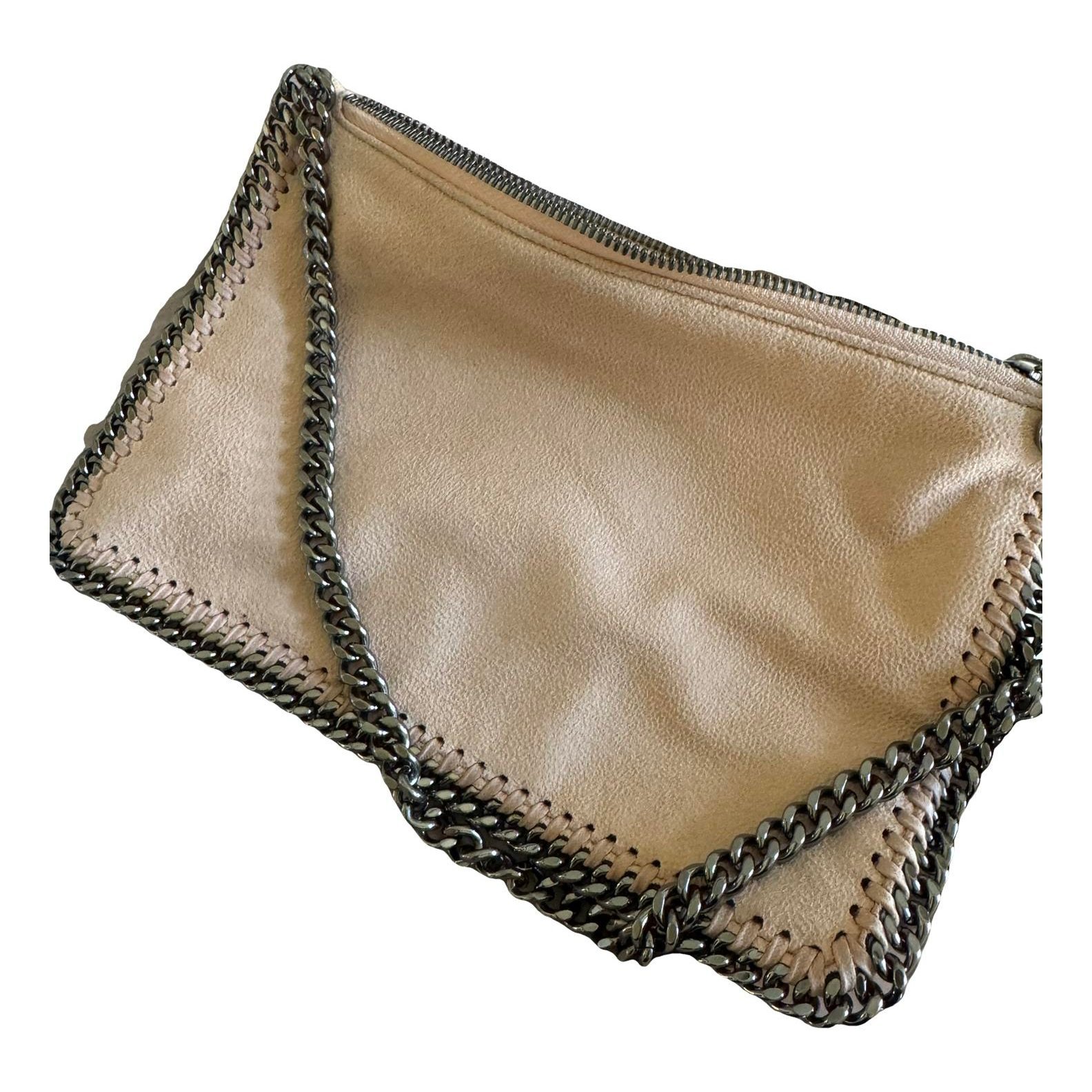 Falabella vegan leather clutch bag