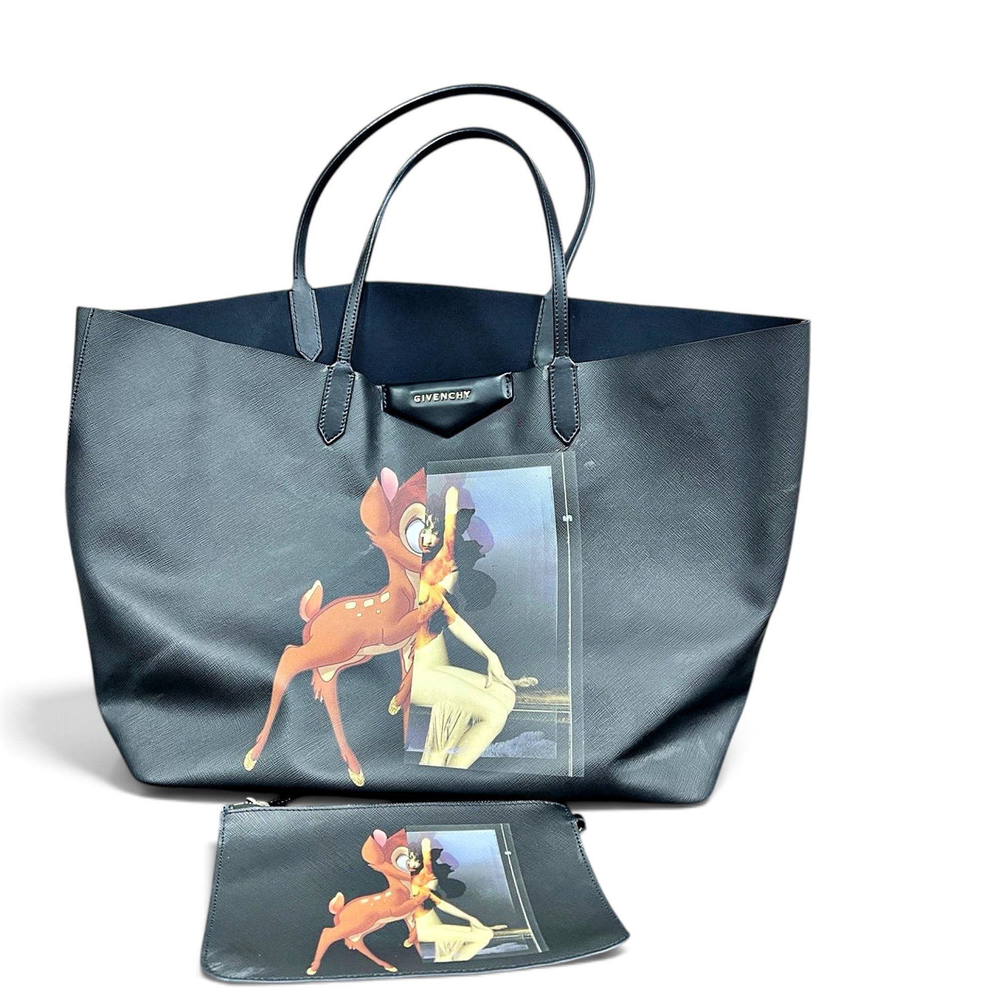 Leather tote