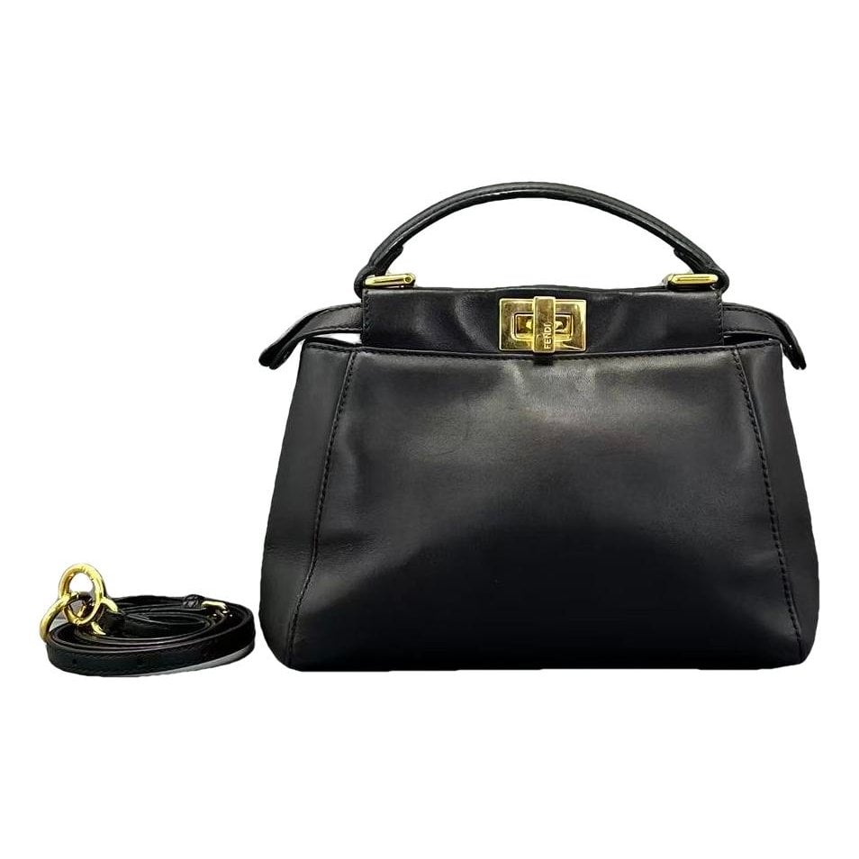 Peekaboo leather handbag