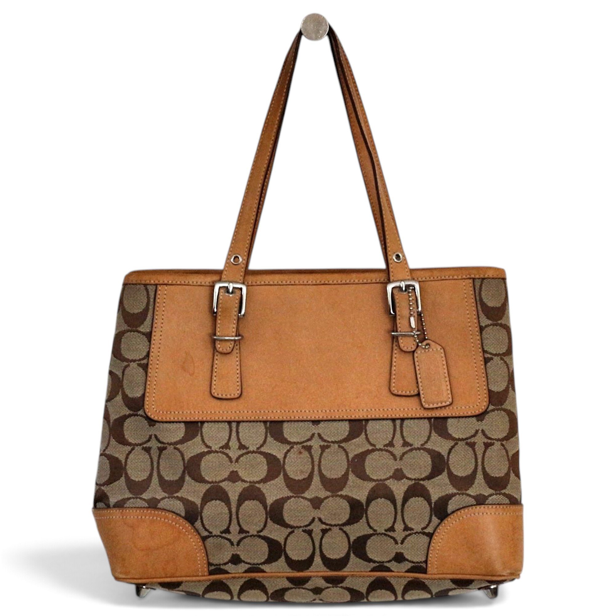 Leather tote
