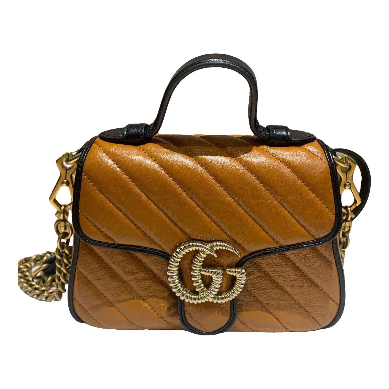 GG Marmont Flap leather handbag