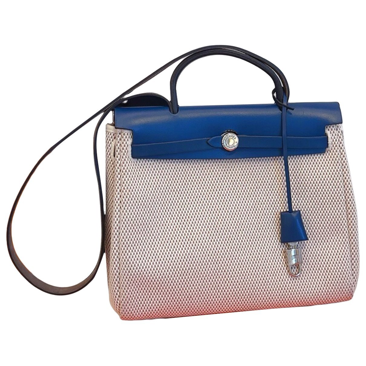 Hermes Herbag cloth handbag