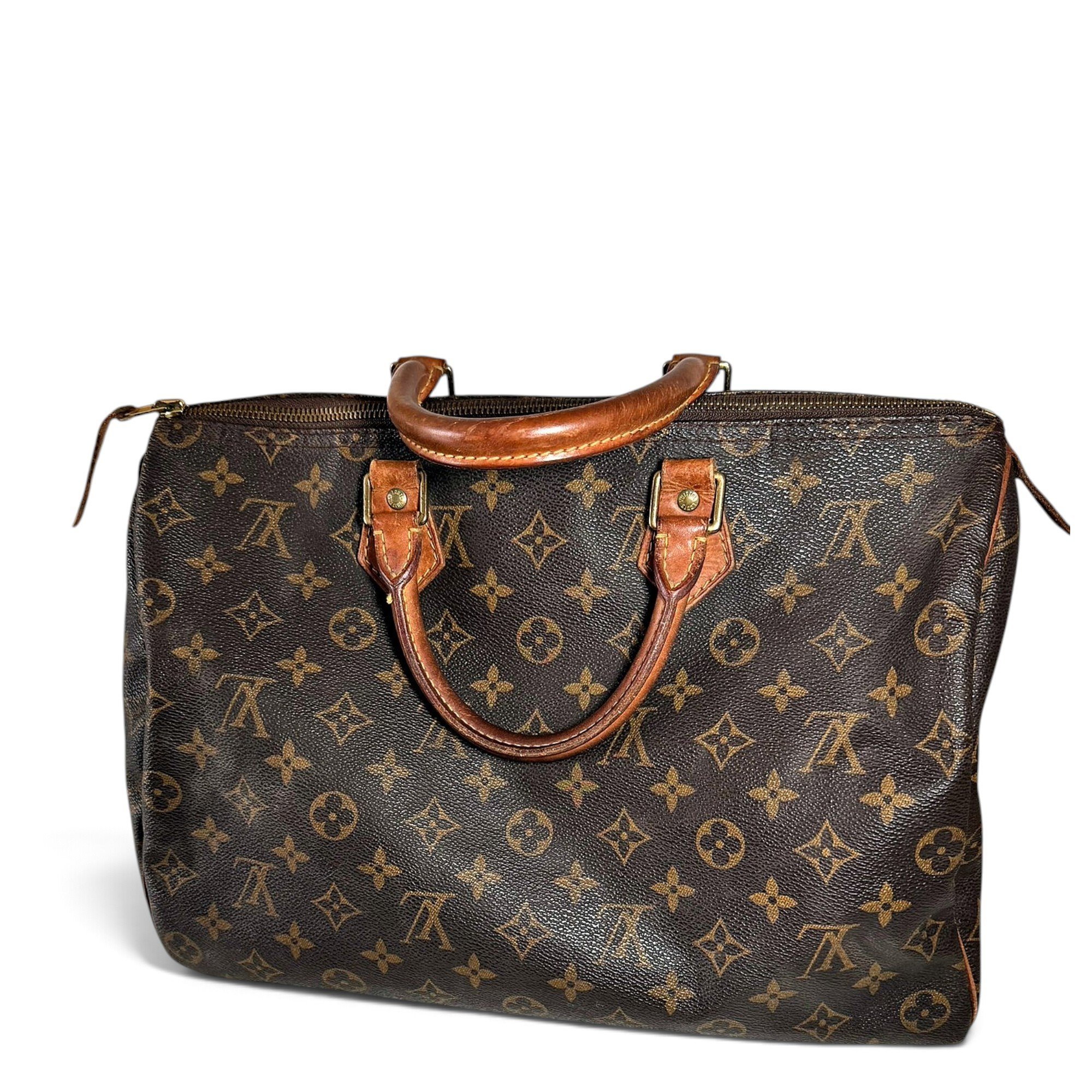 Speedy leather handbag