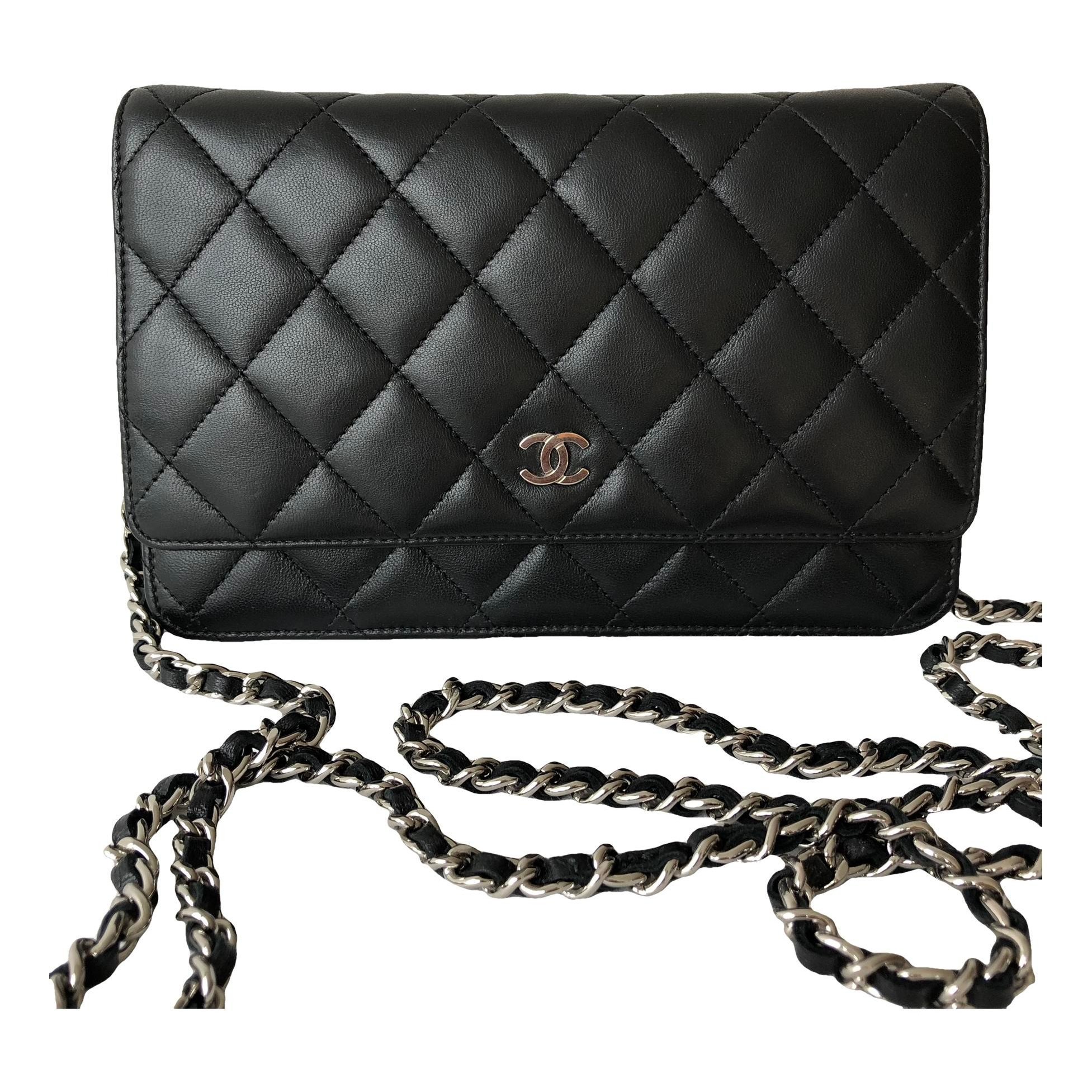 Wallet On Chain Timeless/Classique leather crossbody bag