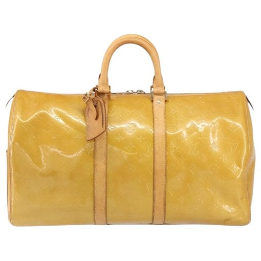 Patent leather bowling bag