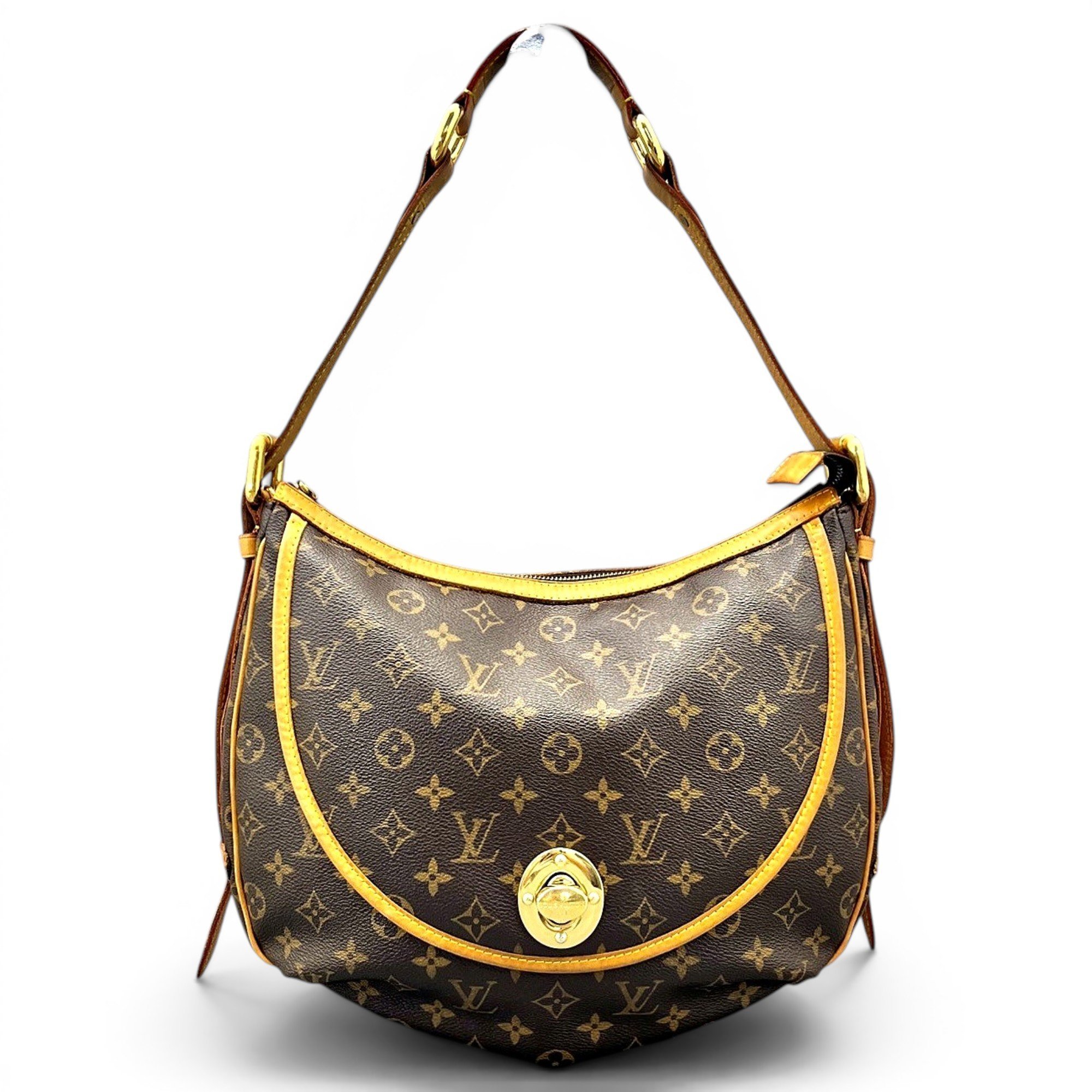 Croissant leather handbag
