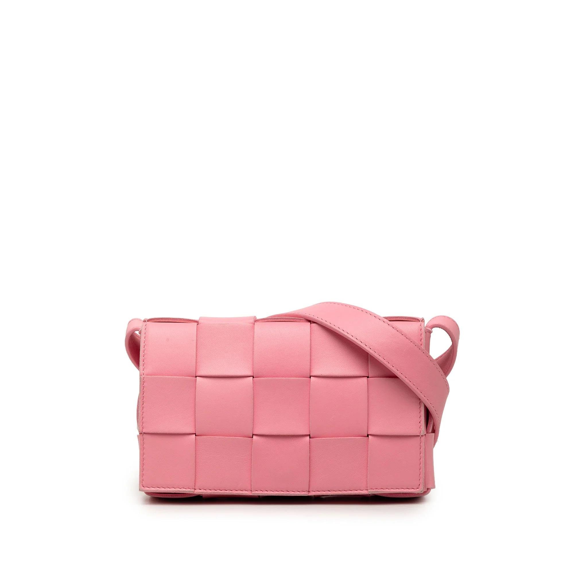 Cassette leather crossbody bag