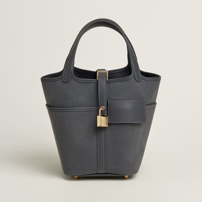 Ardoise Picotin Lock 18 Pocket Bag