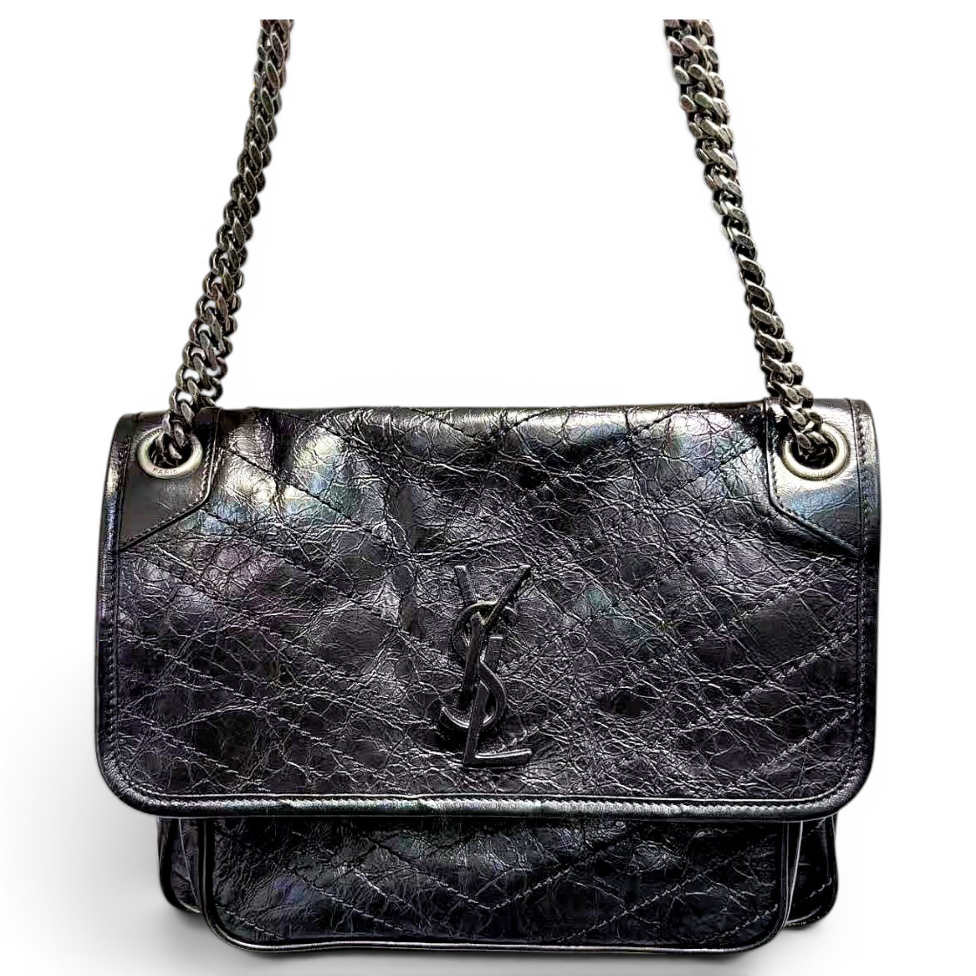 Niki leather crossbody bag