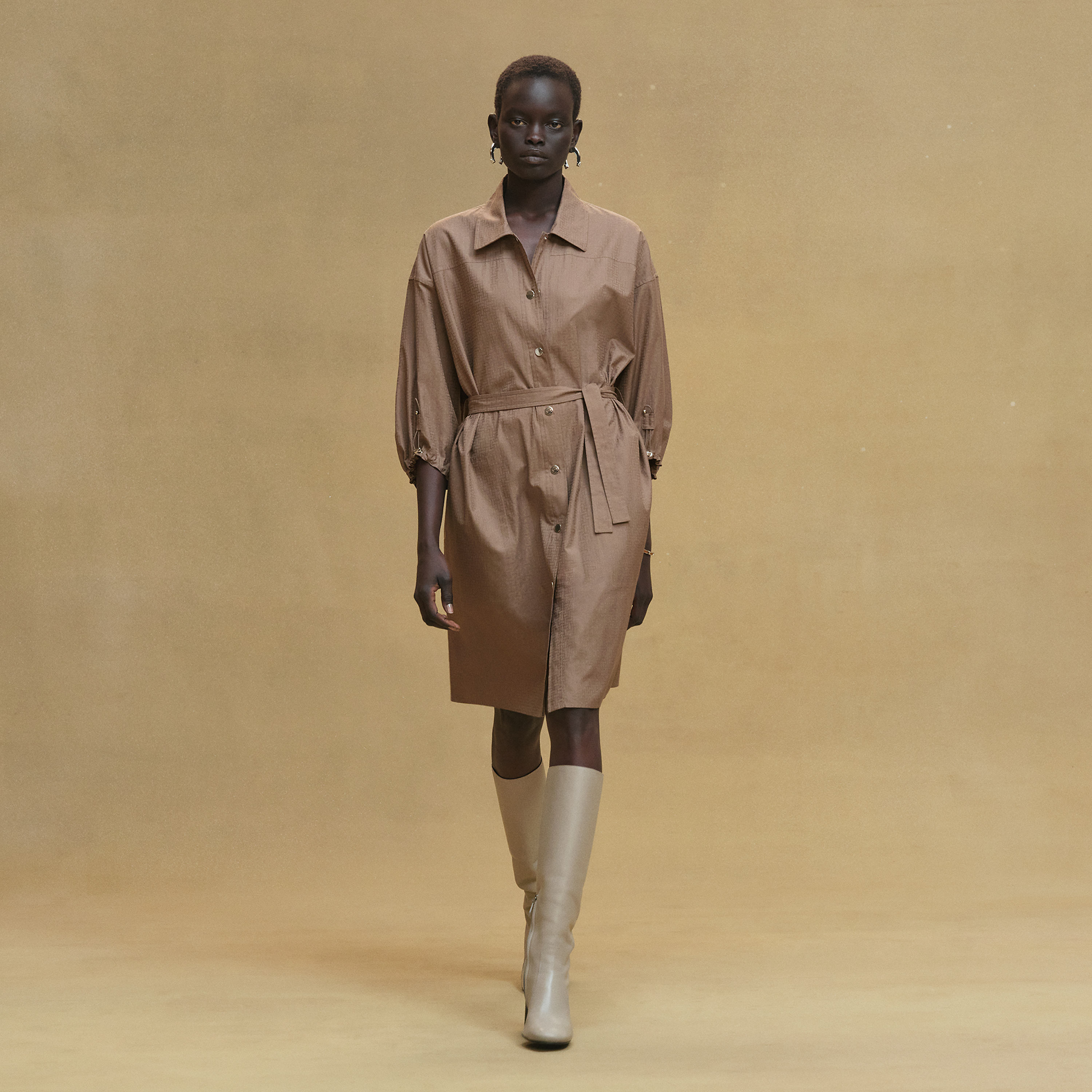 "Mosaique" shirt dress