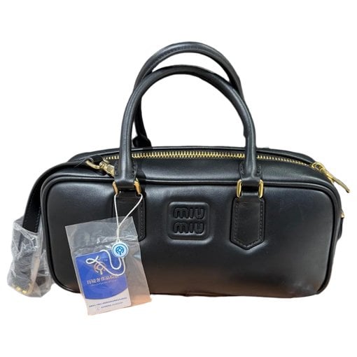 Miu Miu Leather bowling bag