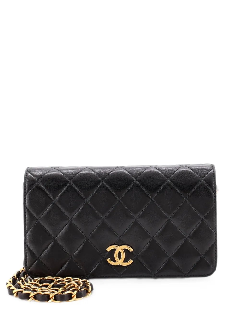 Full Flap Bag Quilted Lambskin Mini shoulder bag