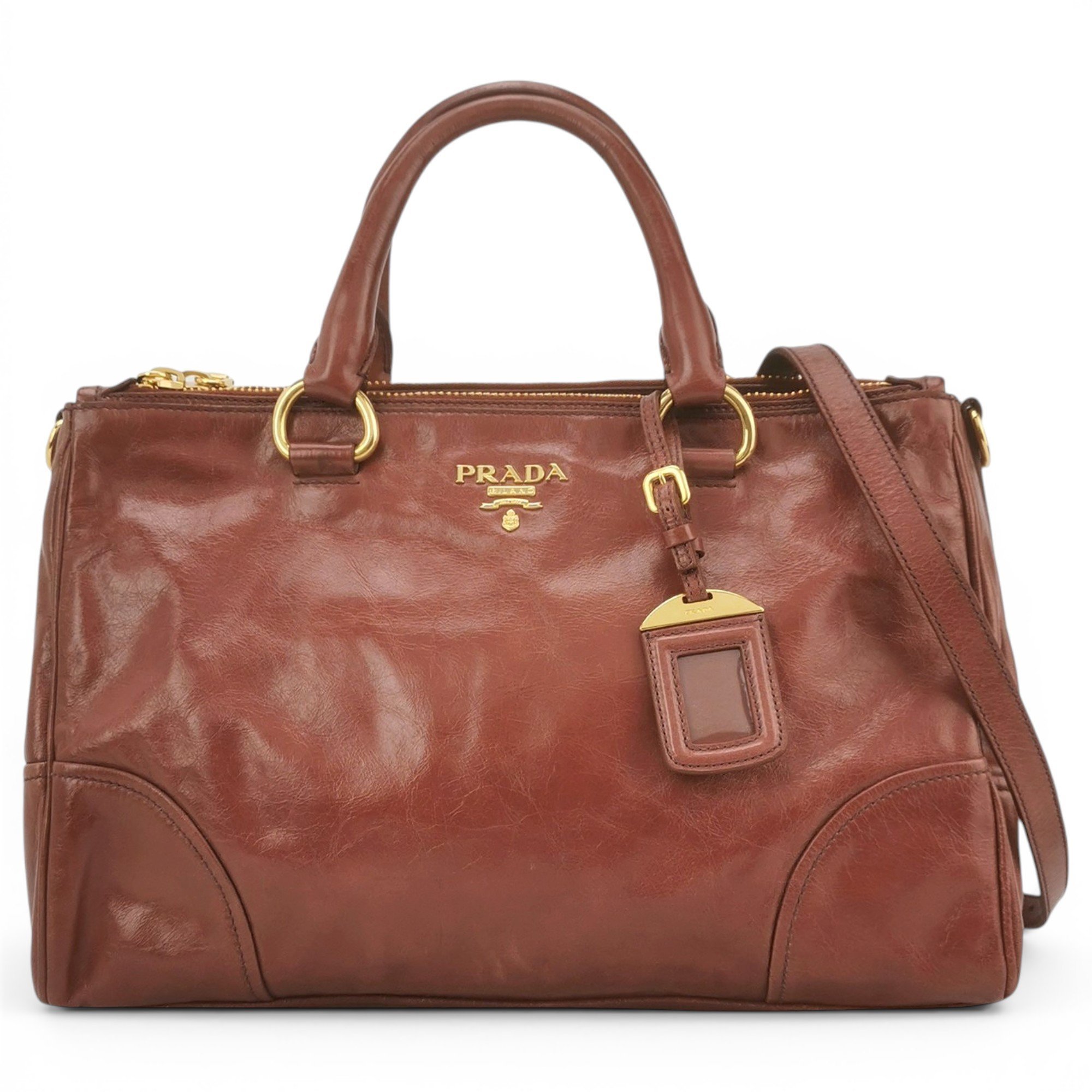 Leather tote