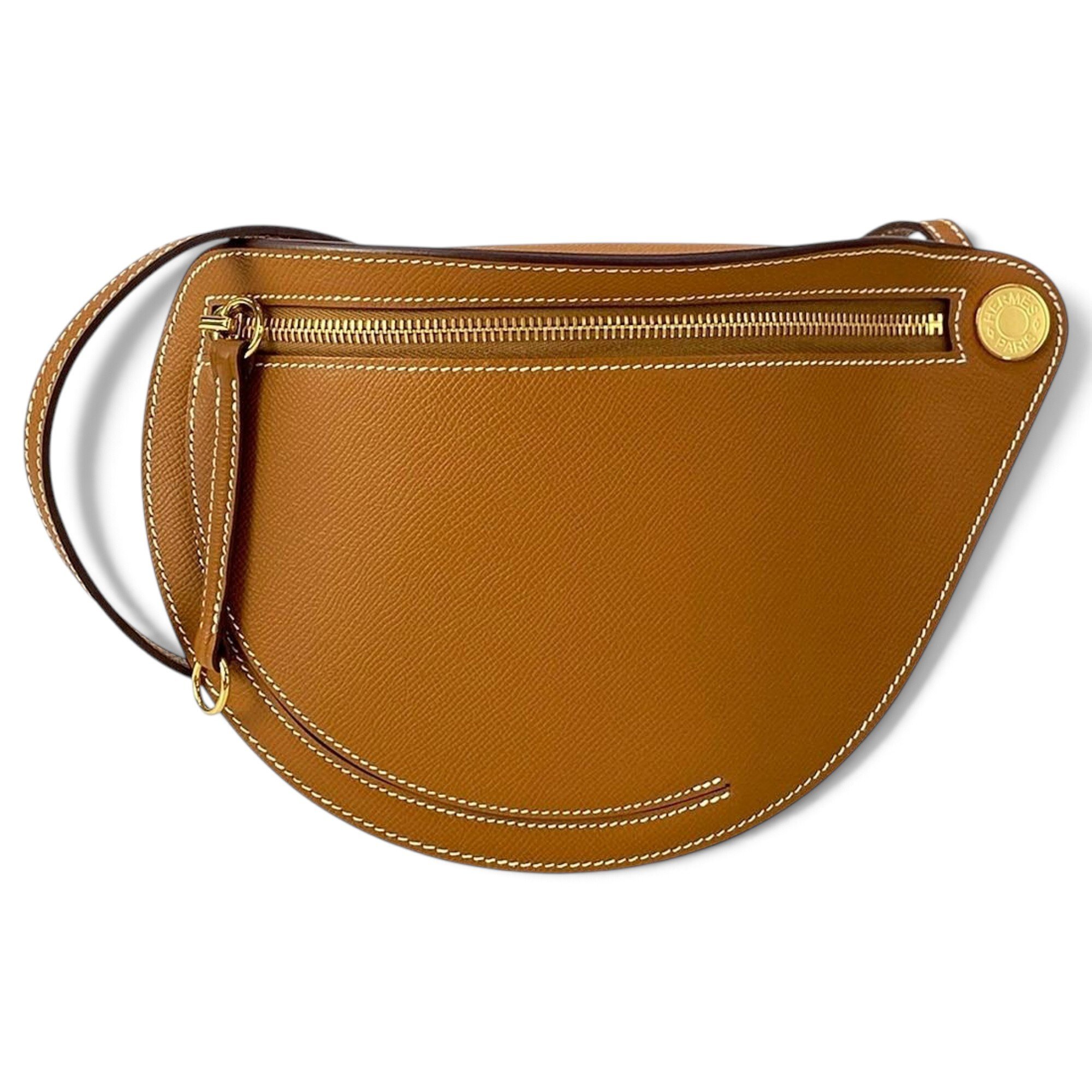 Petite Course leather handbag