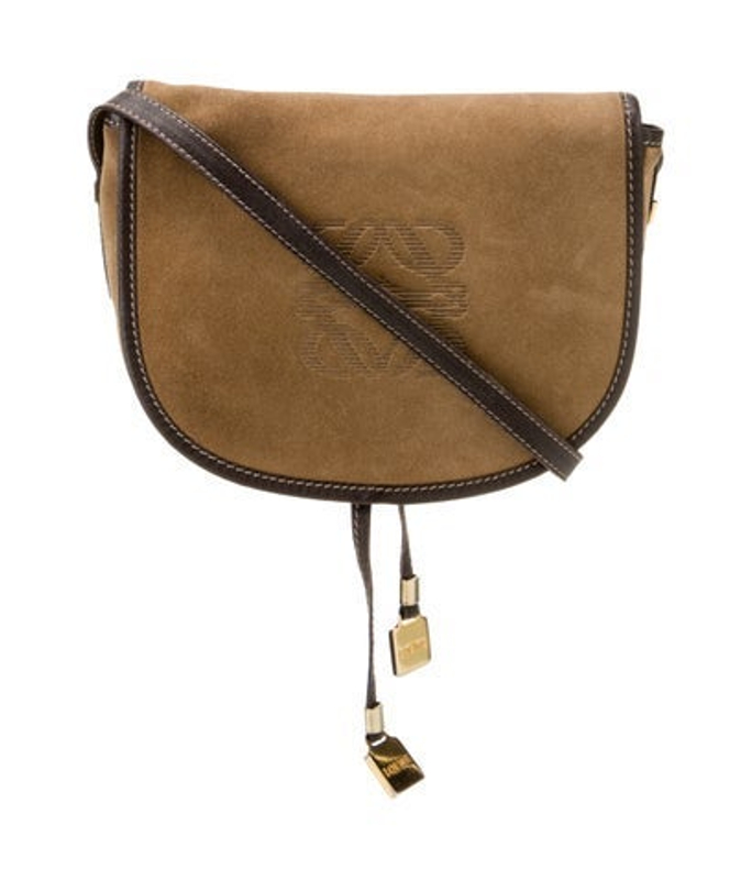 Loewe Suede Crossbody Bag