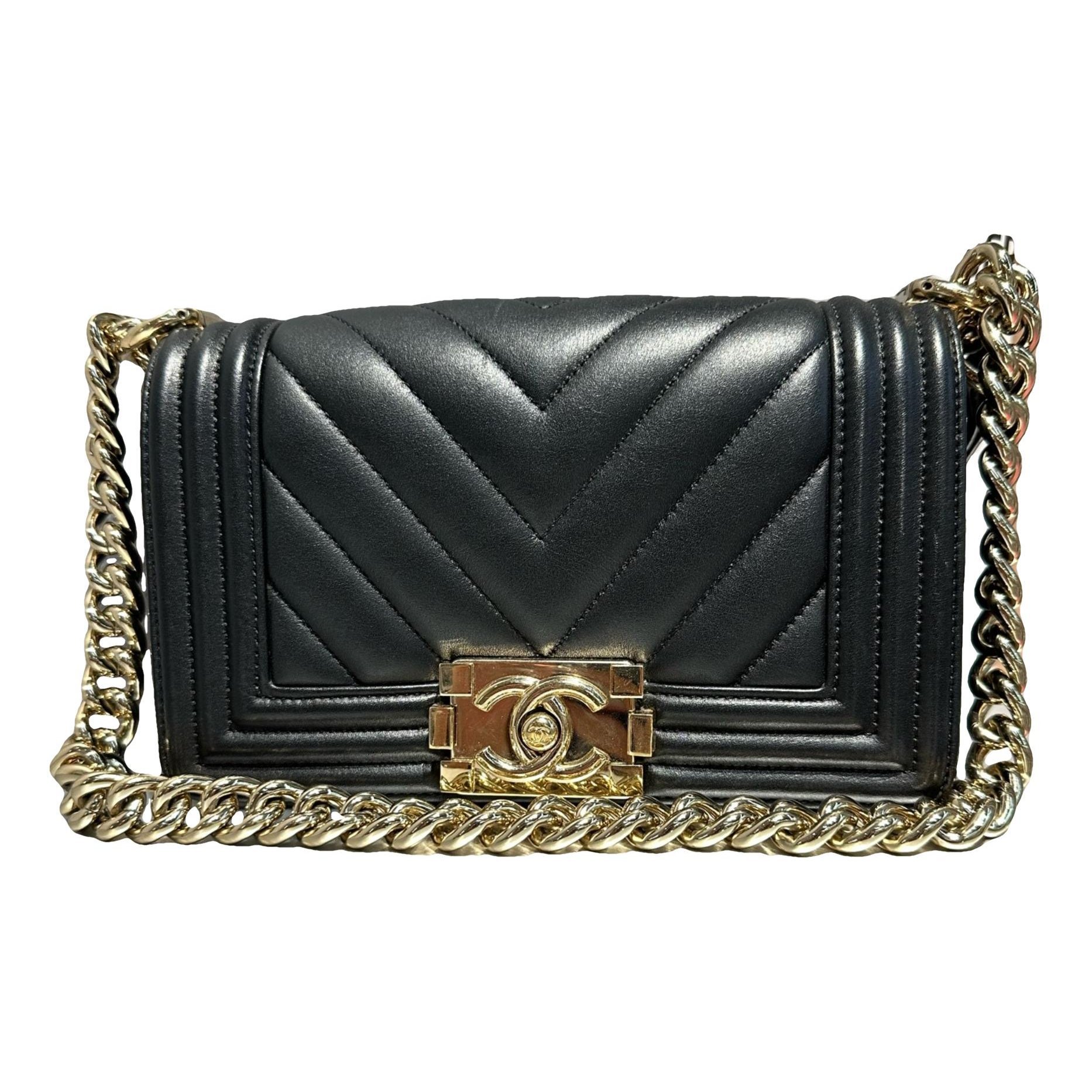 Boy leather crossbody bag