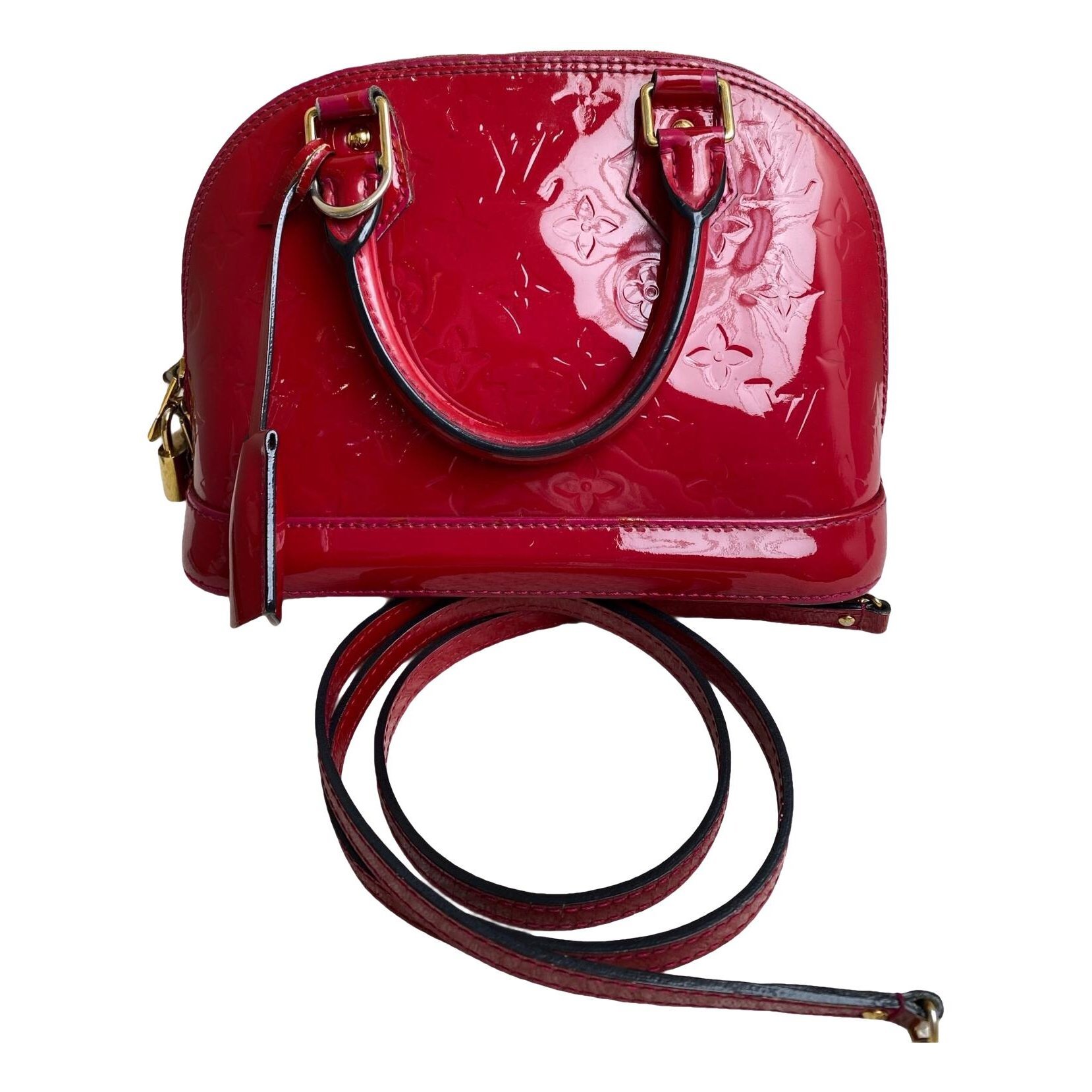 Alma BB patent leather handbag