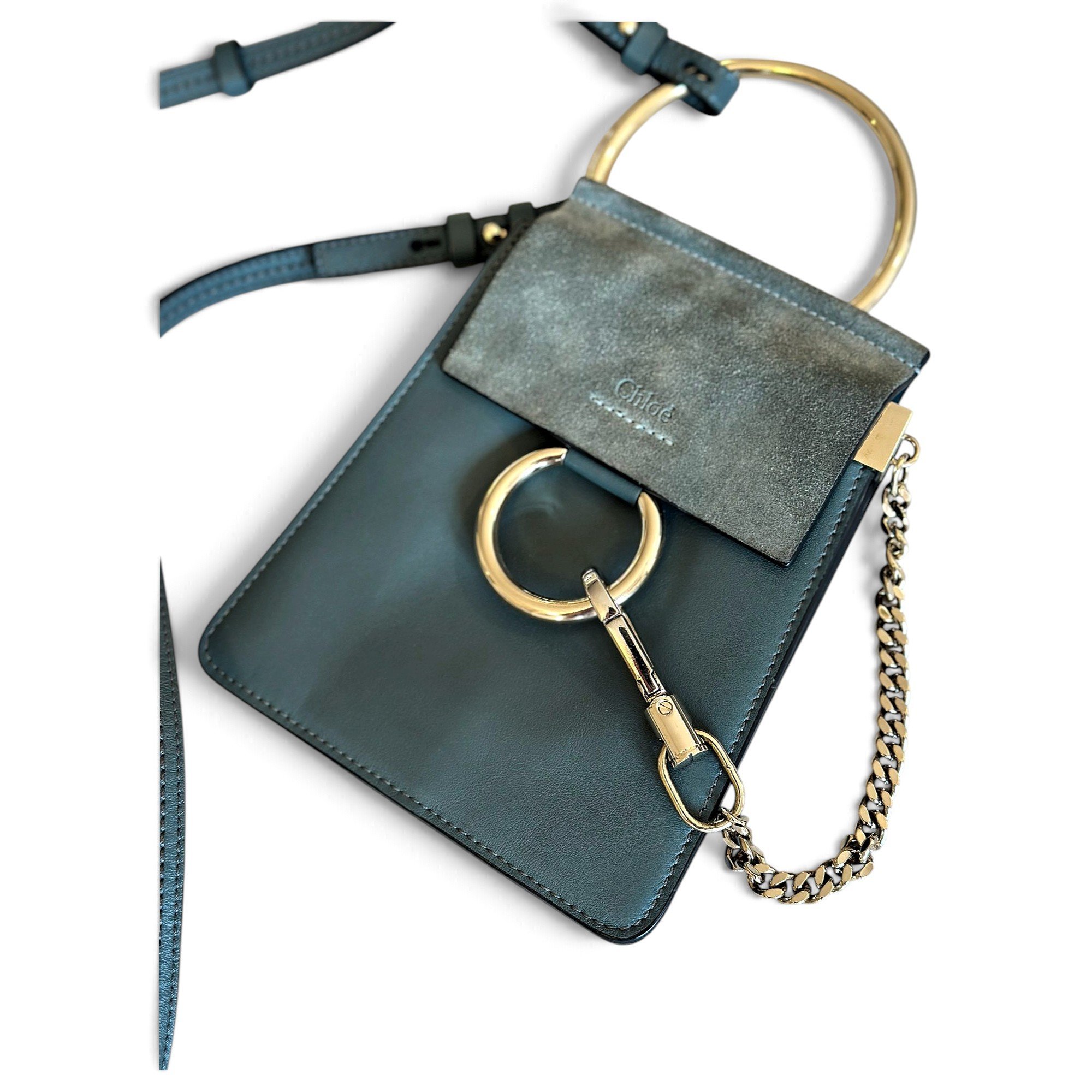 Faye leather crossbody bag