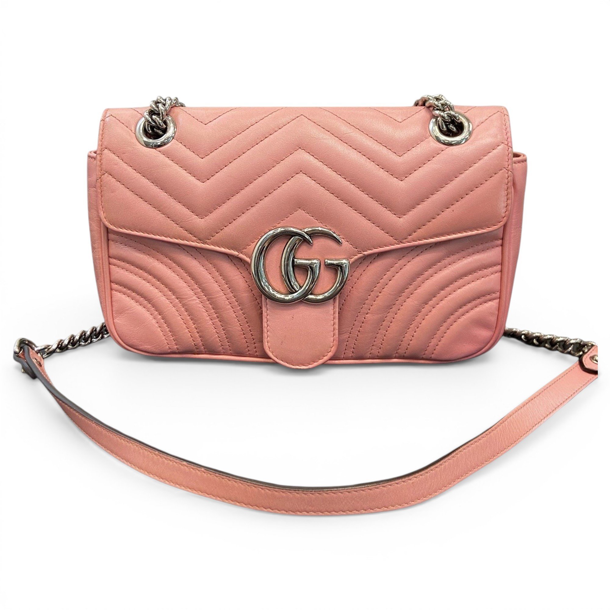 GG Marmont Flap leather handbag