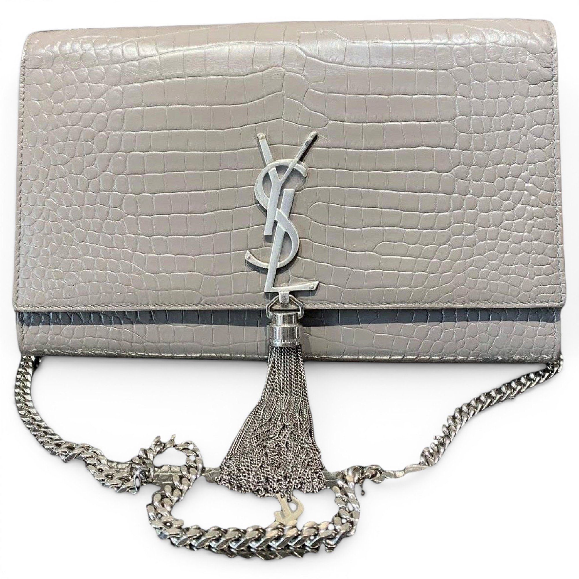 Pompom Kate leather handbag