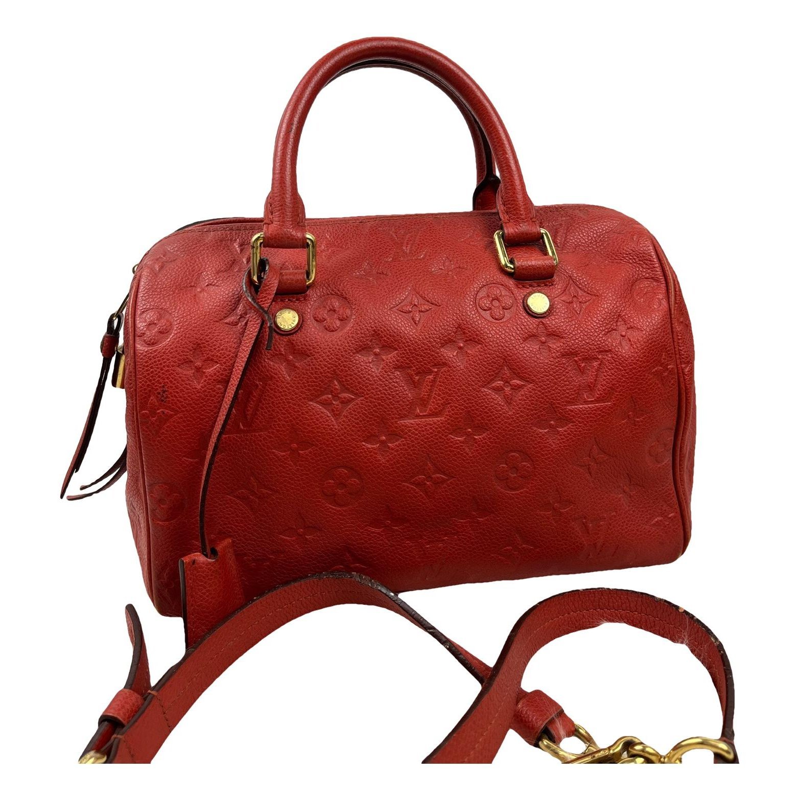 Speedy leather handbag