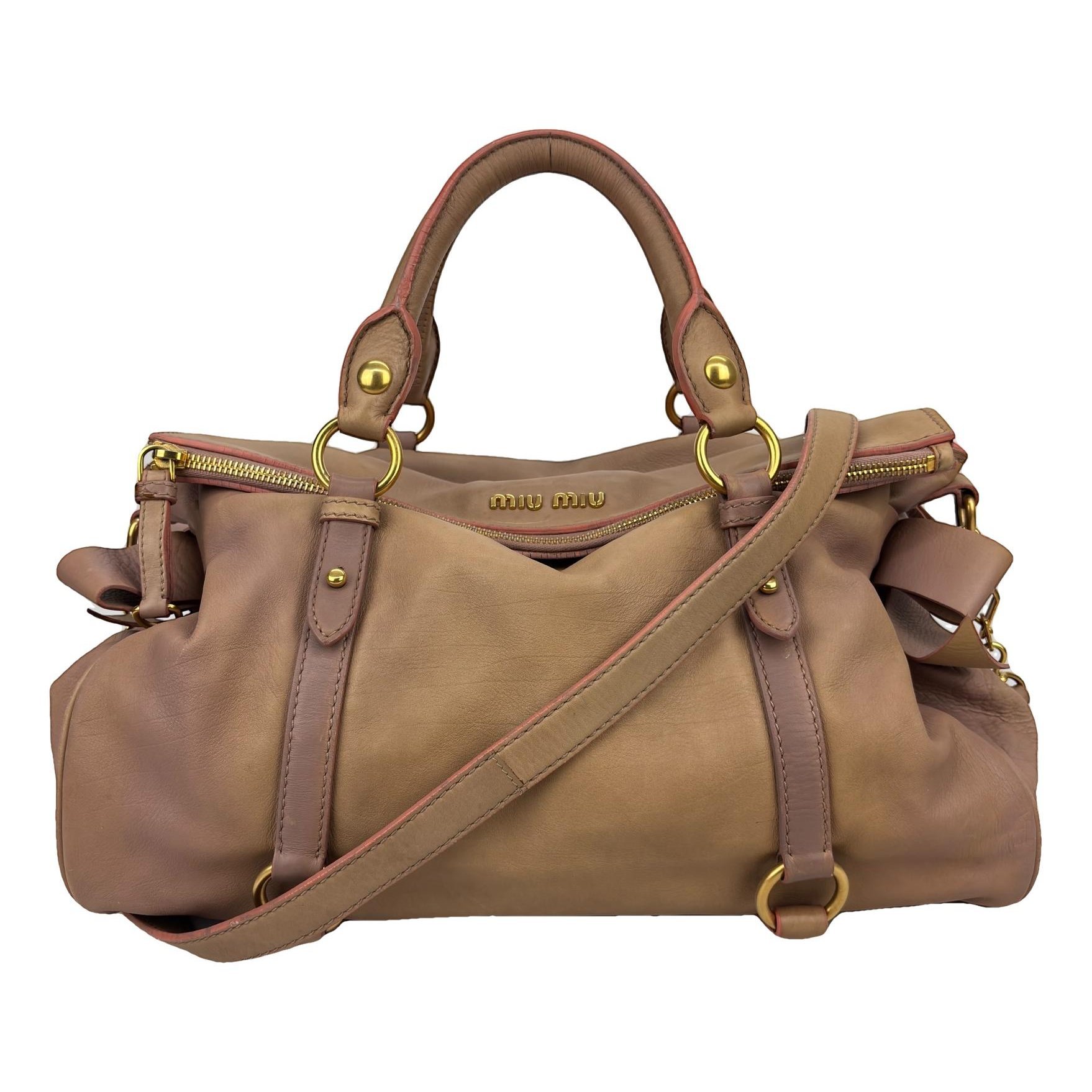 Vitello leather handbag