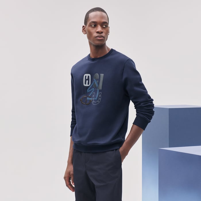 Océan "H Puzzle" Crewneck Sweater