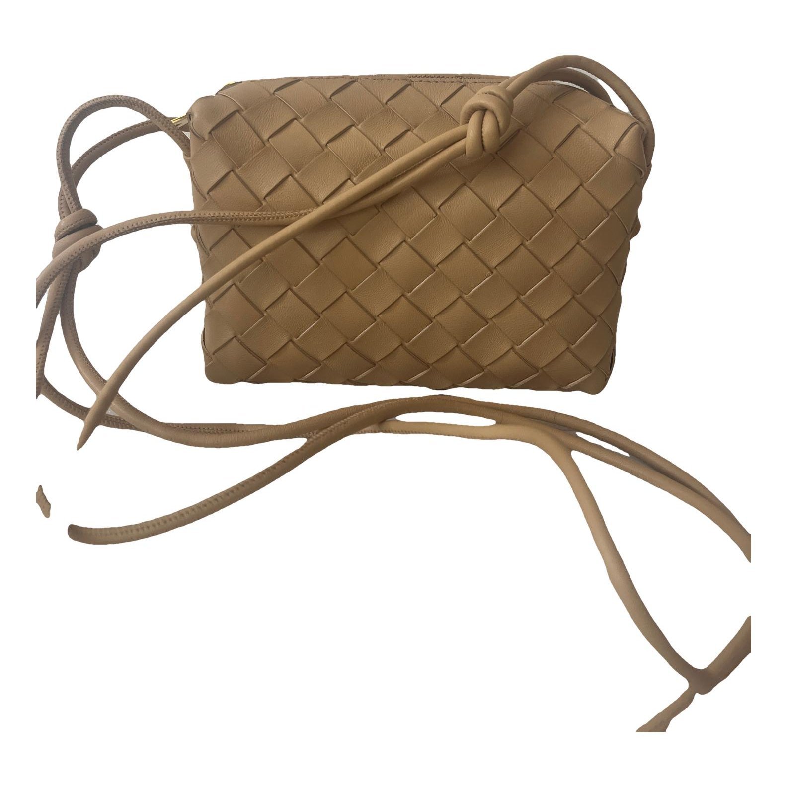 Loop leather crossbody bag