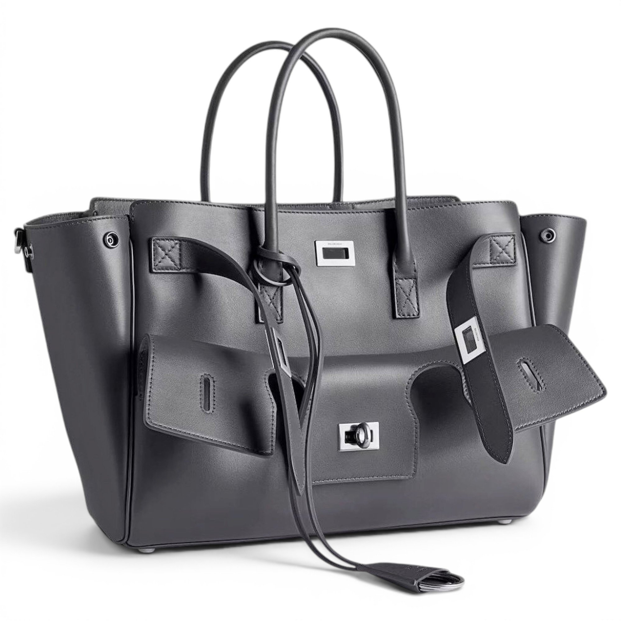 Leather tote