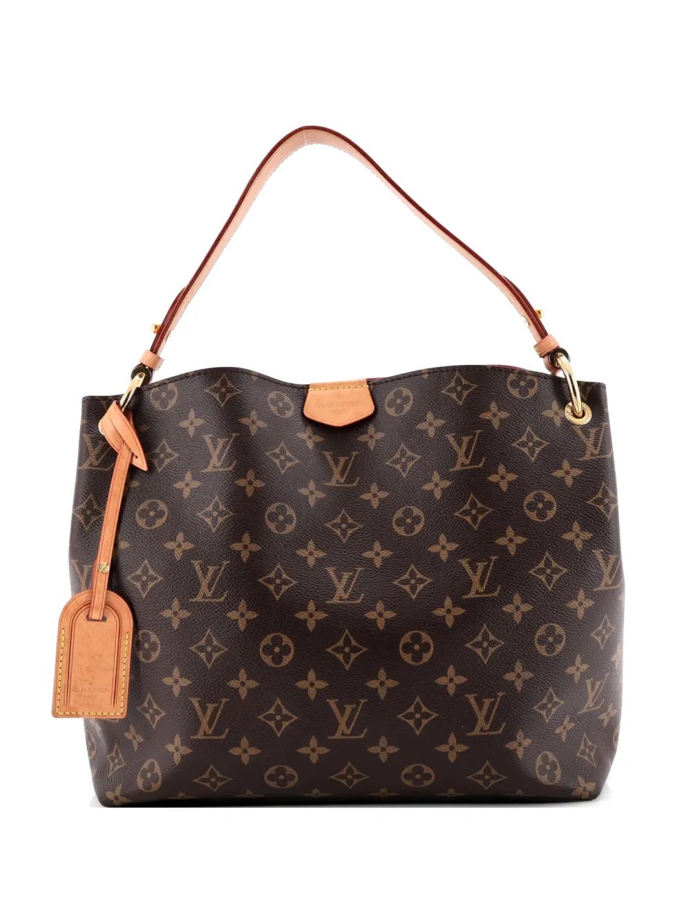 Graceful Handbag Monogram Canvas PM hobo bag