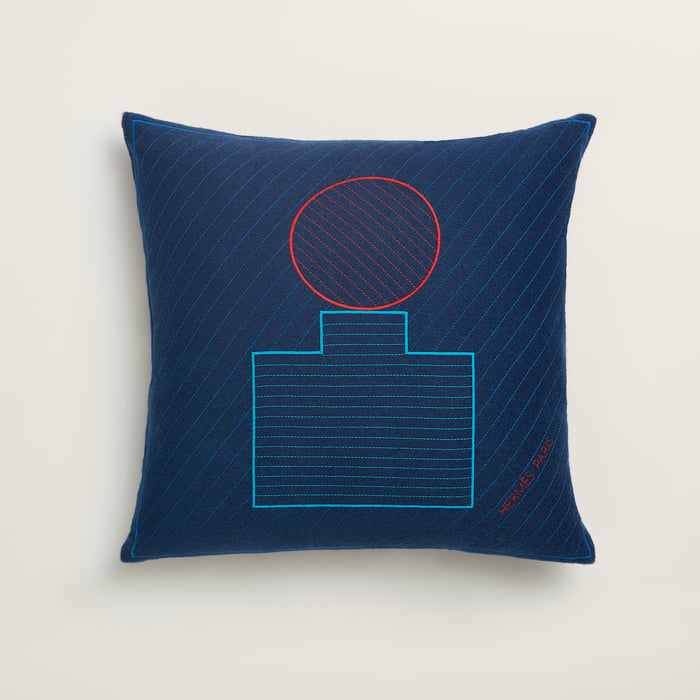 マリン 刺繍クッション 《フォーブルのオブジェ/h》