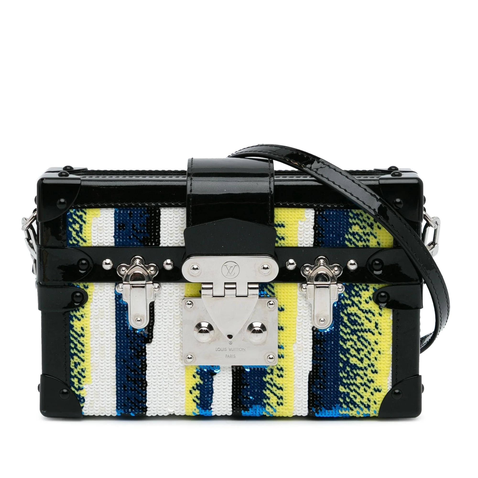 Petite Malle leather handbag