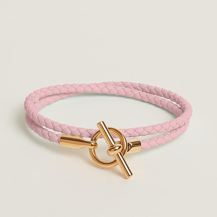 Rose Sakura レザーブレスレット 《グレナン》 ドゥブルトゥール